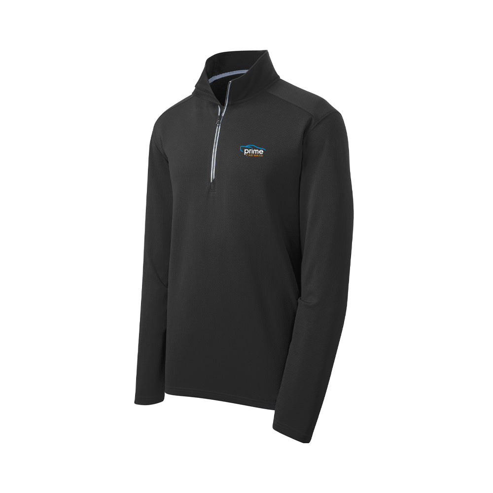 Sport-Wick Textured 1/4-Zip Pullover