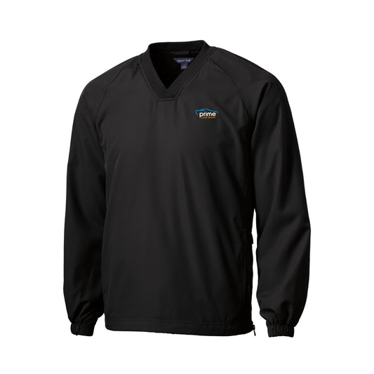 Sport-Tek V-Neck Raglan Wind Shirt