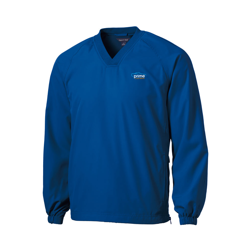 Sport-Tek V-Neck Raglan Wind Shirt