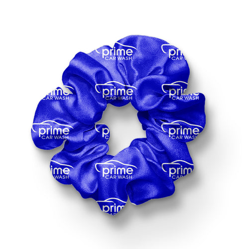 Custom Scrunchies With Full Color Sublimation - Royal Blue
